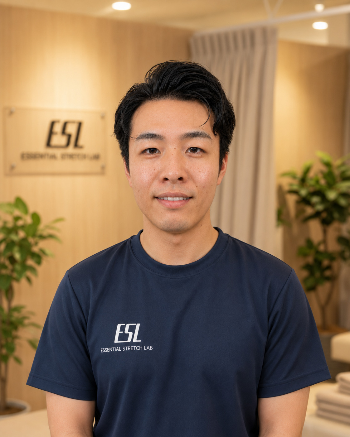 ESSENTIAL STRETCH LAB トレーナー TAKU